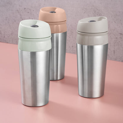 Thermobecher 450ml, Maße: 6,8cm x 7,5cm x 20,8cm, BPA-frei