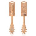 KITCHENUNIQUE® Spaghettilöffel 30cm aus 100% Akazienholz, Nudellöffel, geölt.