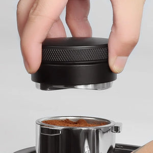 Espresso-Kaffeeverteiler – Verstellbarer Handflächen-Tamper mit 3 abgewinkelten Neigungen (51mm/53mm/58mm)