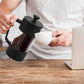 French Press 350ml – Edles mattschwarzes Design, kompakt & stilvoll