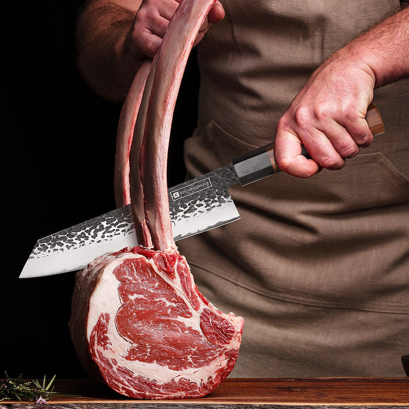 KITCHENUNIQUE® Kiritsuke Chefmesser mit hohem Kohlenstoffgehalt 20,32cm